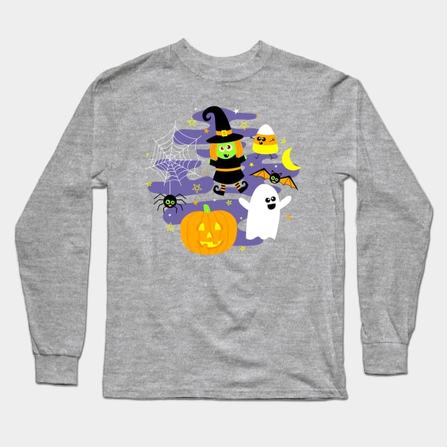 Hocus Pocus Halloween Long Sleeve T-Shirt by robyriker